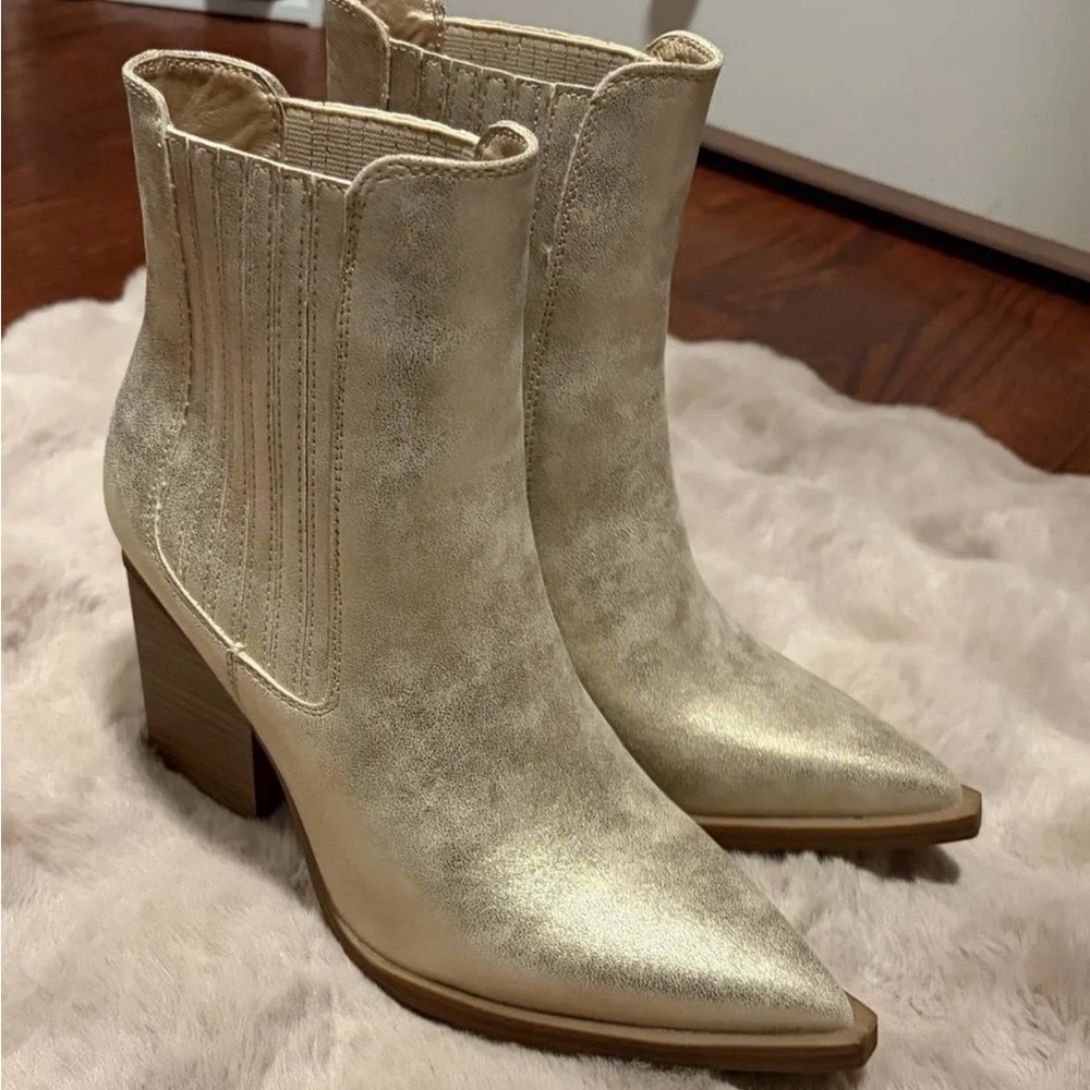 Gold Boots
